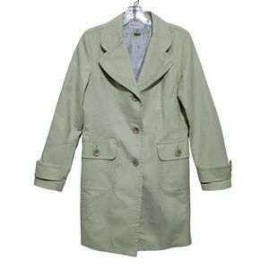 Merona Green Trench Coat Sz Small